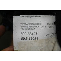 2003-2004 Porsche Boxster 2.7 Engine Motor XXK Miles 98610092303 OEM