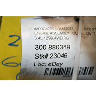 1999-2001 Porsche 911 996 3.4 Engine Motor 141k OEM