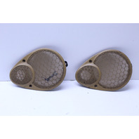 Porsche 911 Boxster Leather Rear Speaker Covers Right Left Pair OEM