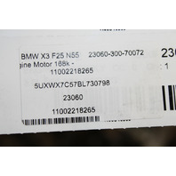 2011-2012 BMW X3 N55 Engine Motor 168K Miles OEM