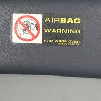 2006-2012 Porsche Cayman 987 Sun Visor Left Blue OEM Used