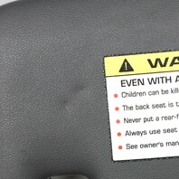 2014-2019 Porsche 911 991 Targa Right Passenger  Sun Visor Black OEM Used