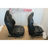 15-18 Audi S3 Front Rear Seat Cushions Leather Stitched Assembly Set OEM