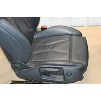 15-18 Audi S3 Front Rear Seat Cushions Leather Stitched Assembly Set OEM