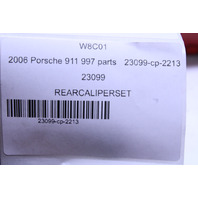 2005-2012 Porsche 911 997 Rear Brake Calipers Brembo Set Pair Red OEM