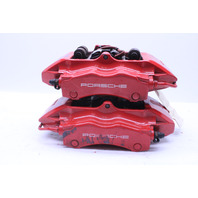 2005-2012 Porsche 911 997 Rear Brake Calipers Brembo Set Pair Red OEM