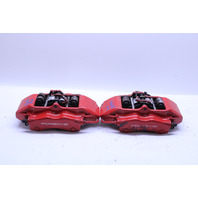 2005-2012 Porsche 911 997 Rear Brake Calipers Brembo Set Pair Red OEM