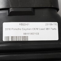 2013-2016 Porsche Boxster Cayman Left Engine Air Intake Duct OEM Used