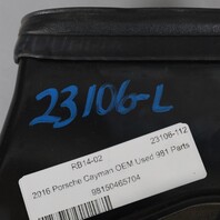 2013-2016 Porsche Boxster Cayman Left Engine Air Grille 98150465704 OEM Used