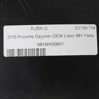 2013-2024 Porsche Boxster Cayman Right Rear Fender Liner 98150450601 OEM Used