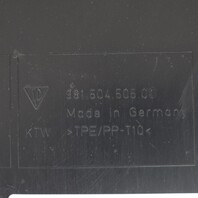 2013-2024 Porsche Boxster Cayman Left Quarter Fender Liner 98150450501 OEM Used