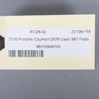 2013-2016 Porsche Boxster Cayman Engine Coolant Reservoir 98110604704 OEM Used
