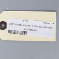 2013-2016 Porsche Boxster Cayman Left Door Sill Bracket 98150486501 OEM Used
