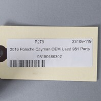 2013-2016 Porsche Boxster Cayman Left Rocker Panel Bracket 98150486302 OEM Used