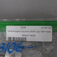 2014-2016 Porsche Cayman 981 Antenna Silver Metallic 99164714002 OEM Used