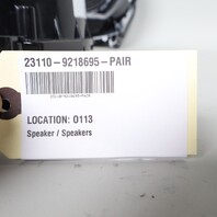 2007-2014 BMW X3 X5 Floor Speaker Subwoofer Pair Set 65139218695 OEM