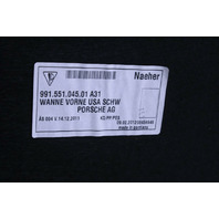 2012-2016 Porsche 911 991 RWD Front Trunk Liner Carpet 99155104501 OEM