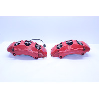 2012-2016 Porsche 911 991 Front Brake Calipers Brembo Set Pair Red OEM