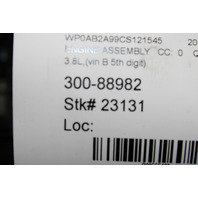 2012 2013 Porsche 911 991 3.8 Engine Motor 160K Miles OEM