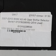 2007‑2012 BMW X5 X6 Gear Shifter Selector Switch 61319228590 OEM Used
