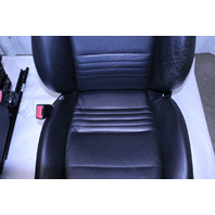 1999-2004 Porsche 911 Boxster Sport Seat Seats Pair Front Black NOTE OEM