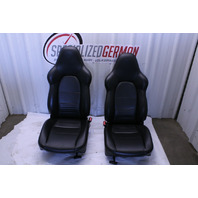 1999-2004 Porsche 911 Boxster Sport Seat Seats Pair Front Black NOTE OEM