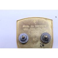 Porsche 911 Boxster Cayman Cayenne Hood Crest Emblem Badge - 99155921100 OEM