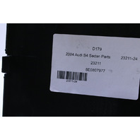 2004 Audi S4 Sedan Front License Plate Filler Panel NOTE - 8E0807977 OEM