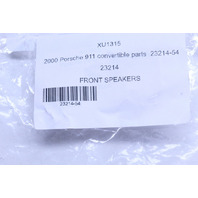 1997-2004 Porsche 911 Boxster Front Dash Speakers Leather Pair HAES Metropole Blue OEM