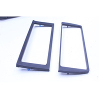 1999-2001 Porsche 911 996 Radio Bezel Dash Vent Switches Leather Complete Metro Blue OEM