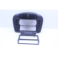 1999-2001 Porsche 911 996 Radio Bezel Dash Vent Switches Leather Complete Metro Blue OEM