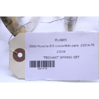 1999-2004 Porsche 911 996 C4 TECHART Lowered Coil Springs