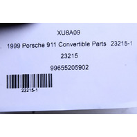 1999 Porsche 911 996 Speedometer Cover Trim Leatherette Black OEM