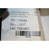 1999-2001 Porsche 911 996 3.4 Engine Motor 43K Miles OEM