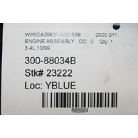 1999-2001 Porsche 911 996 3.4 Engine Motor 91k Miles OEM