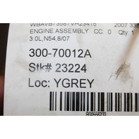 2007-2009 BMW 135i 335i N54 3.0 Engine Motor 11000415277 OEM