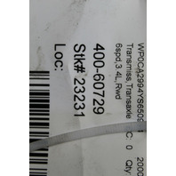 1999-2001 Porsche 911 996 Transmission 6 Speed Manual Non LSD OEM