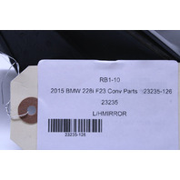 2014-2016 BMW 228i F23 Door Mirror Left - 51167268549 OEM