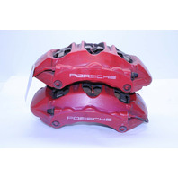 2014-2019 Porsche 911 991 Turbo Front Brake Calipers Brembo Set Pair - 99135142713 OEM