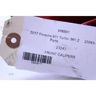 2014-2019 Porsche 911 991 Turbo Front Brake Calipers Brembo Set Pair - 99135142713 OEM
