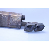 2014-2019 Porsche 911 991 Turbo Exhaust Muffler With Tips NOTE - 99111173171 OEM