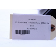 2011-2013 BMW 528i 535i 550i Door Mirror Right Side View OEM