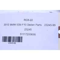 2011-2013 BMW 528i 535i Front Bumper Grille Right - 51117200698 OEM