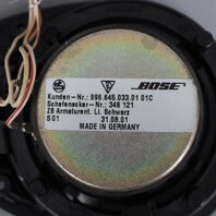 2002-2004 Porsche 911 996 Boxster 986 Front Dash Speaker Left BOSE Black OEM Used