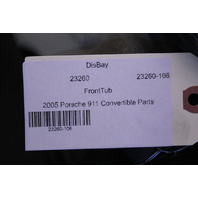 05-12 Porsche 911 Boxster Cayman Front Tub Frame Rail 98750191100 OEM