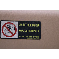 2006-2012 Porsche 911 997 Convertible Sun Visor Right Beige OEM