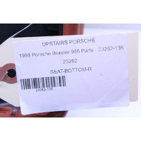 1997-2004 Porsche 911 Boxster Right Seat Bottom Cushion Grey OEM