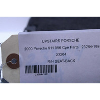 1999-2001 Porsche 911 996 Coupe Right Rear Seat Back Rest Black OEM