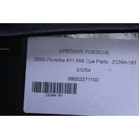 2000-2004 Porsche 911 996 Coupe Rear Seat Lower Cushion Left Leatherette Black OEM