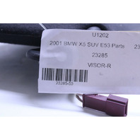 2000-2006 BMW X5 Sun Visor Shade Right - 51168258022 OEM